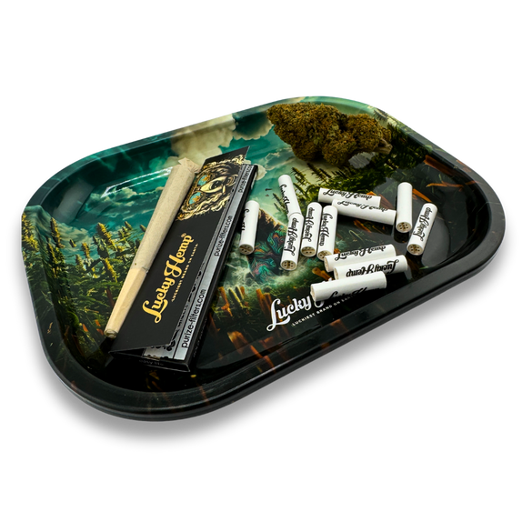 Gratis: Lucky Hemp® Rolling Tray Zubehör Lucky Hemp