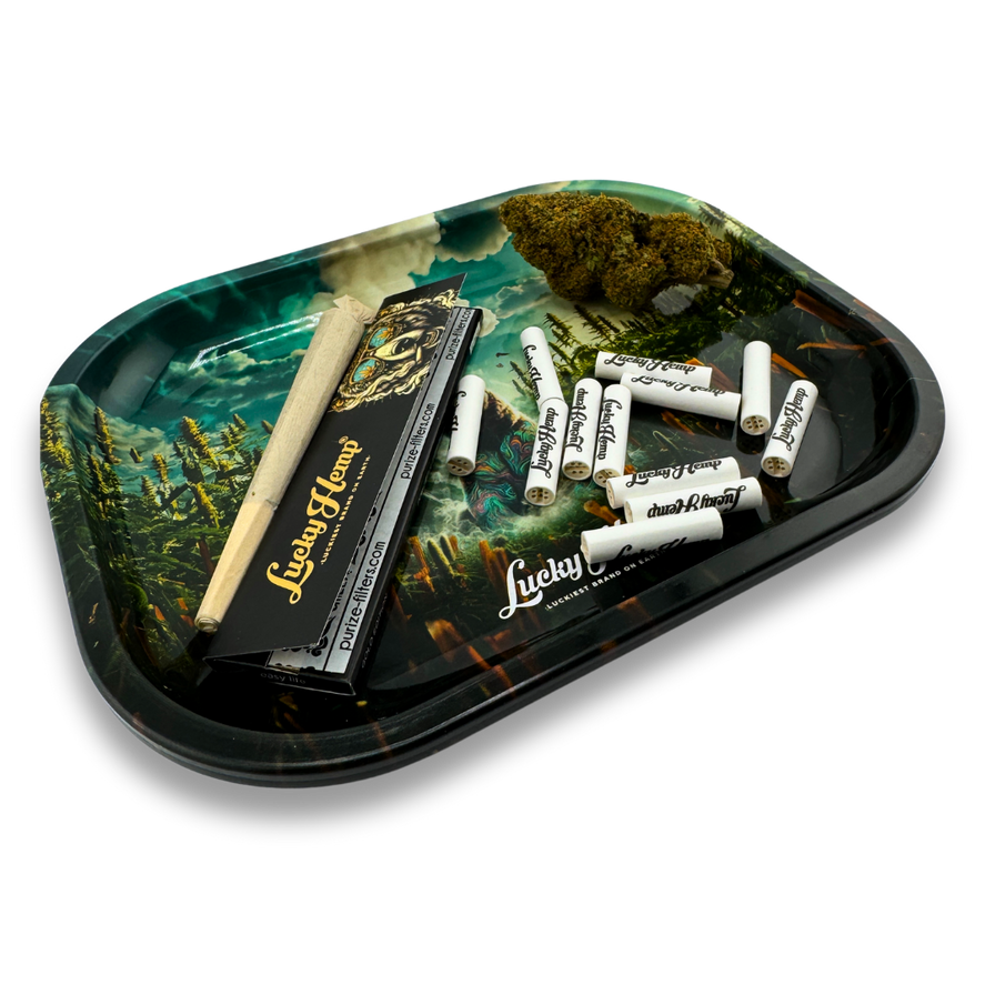Gratis: Lucky Hemp® Rolling Tray Zubehör Lucky Hemp