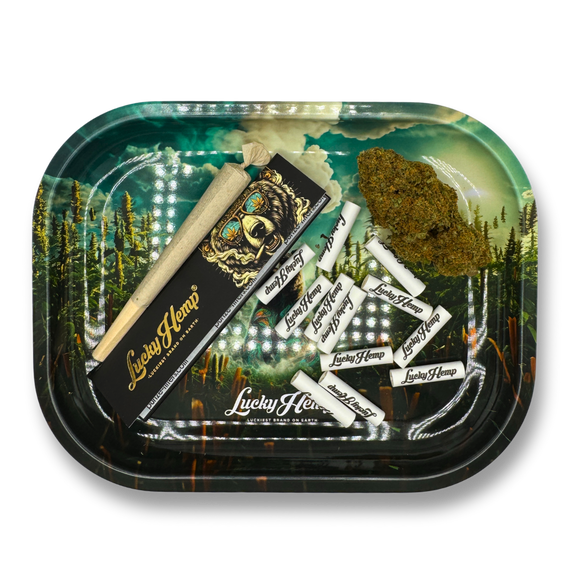 Gratis: Lucky Hemp® Rolling Tray Zubehör Lucky Hemp