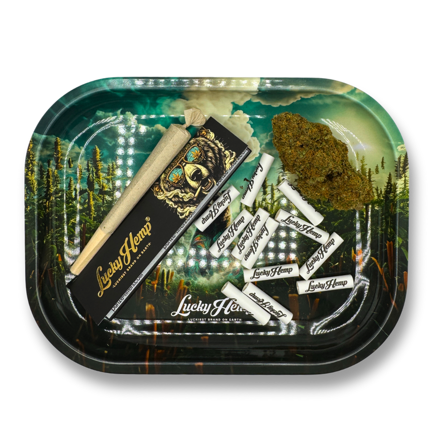 Gratis: Lucky Hemp® Rolling Tray Zubehör Lucky Hemp