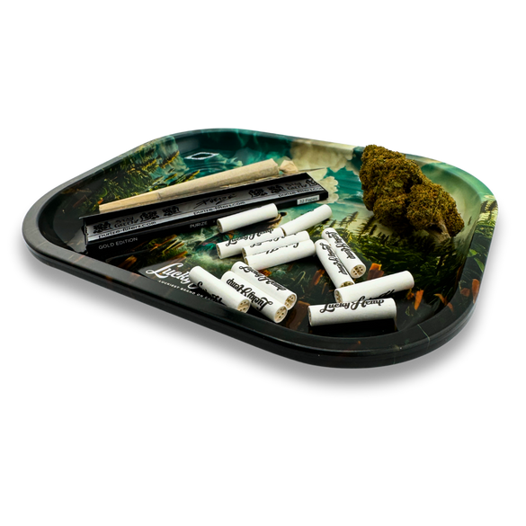 Gratis: Lucky Hemp® Rolling Tray Zubehör Lucky Hemp