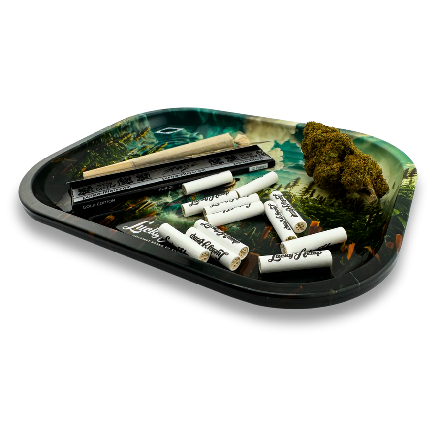 Gratis: Lucky Hemp® Rolling Tray Zubehör Lucky Hemp