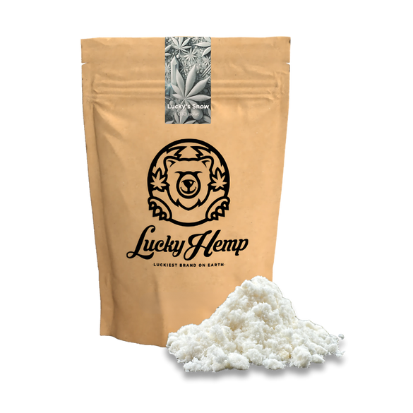 Lucky’s Snow 99,9% CBD-Kristalle Blüten Lucky Hemp