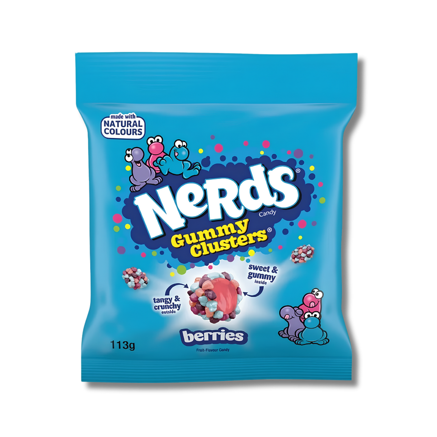 Nerds Gummy Clusters Berries Edibles Lucky Hemp 113g