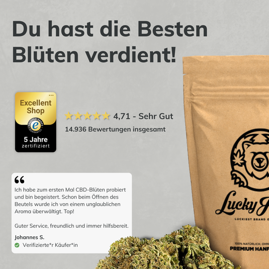 Orange Bud (TEST) (Kopie) Blüten Lucky Hemp