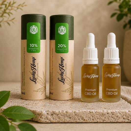 Öl-Set 10% + 20% Vollspektrum CBD-Öle