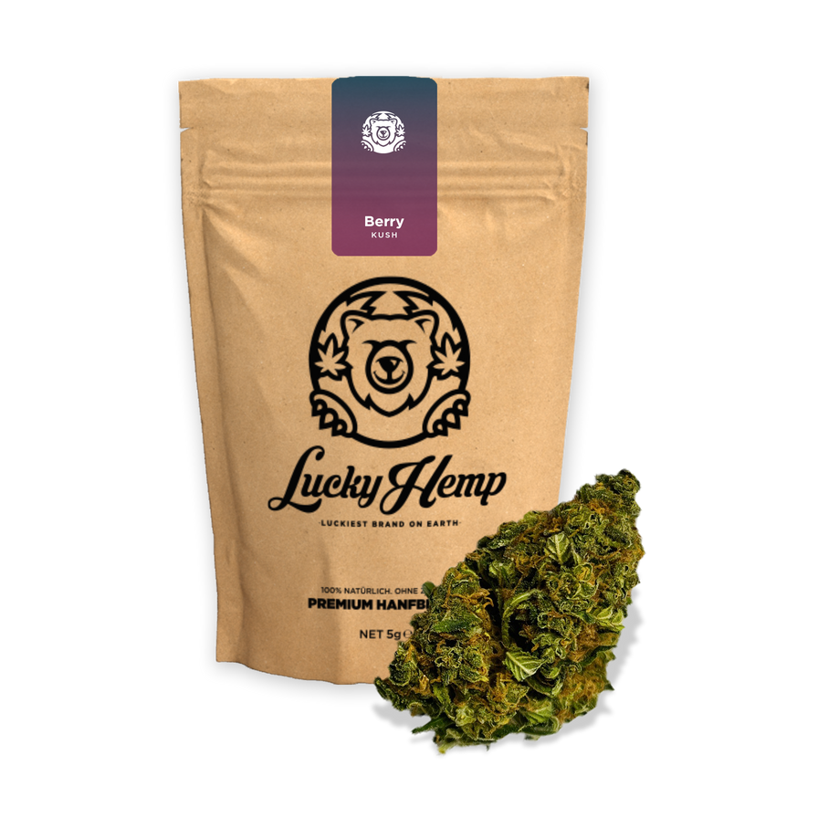 Berry Kush Ökopack Blüten Lucky Hemp   