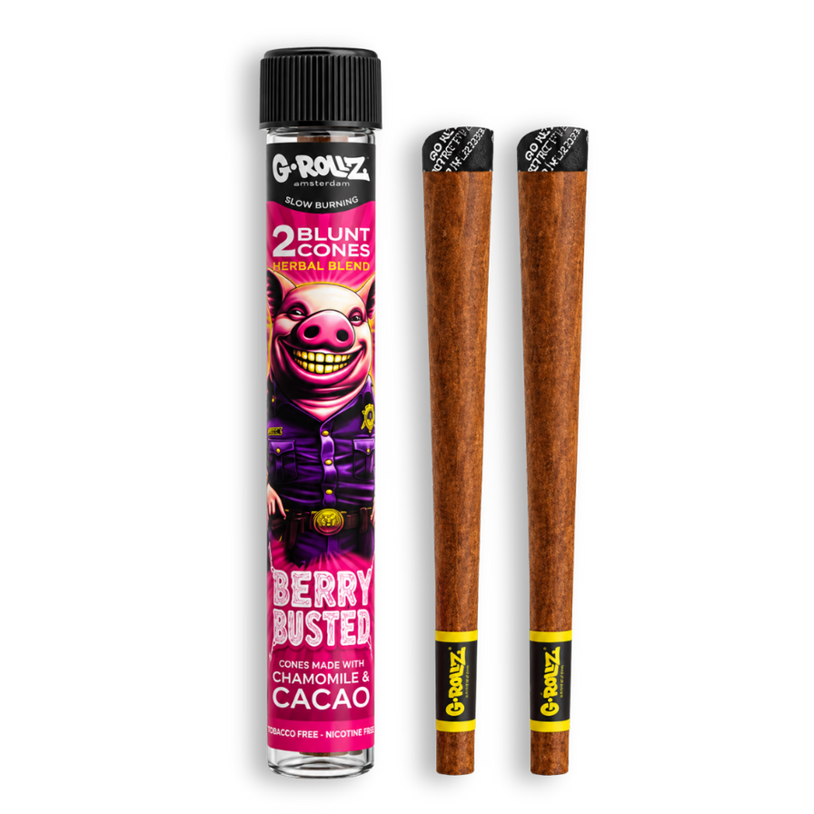 G-Rollz Pre-Rolled Blunt Cones Merchandise Lucky Hemp Berry Busted
