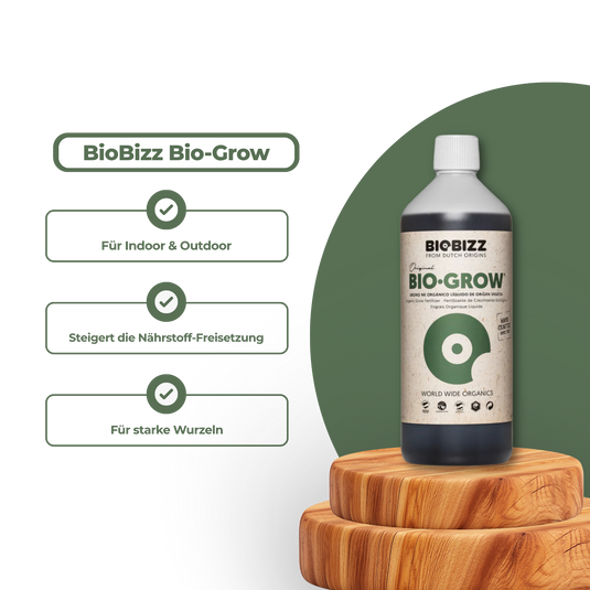 BioBizz Bio-Grow 1 Liter Growzubehör Lucky Hemp