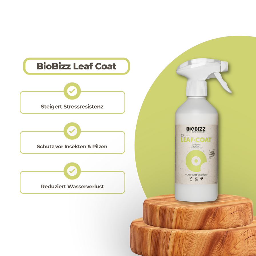 BioBizz Leaf Coat 500ml Sprüher Growzubehör Lucky Hemp