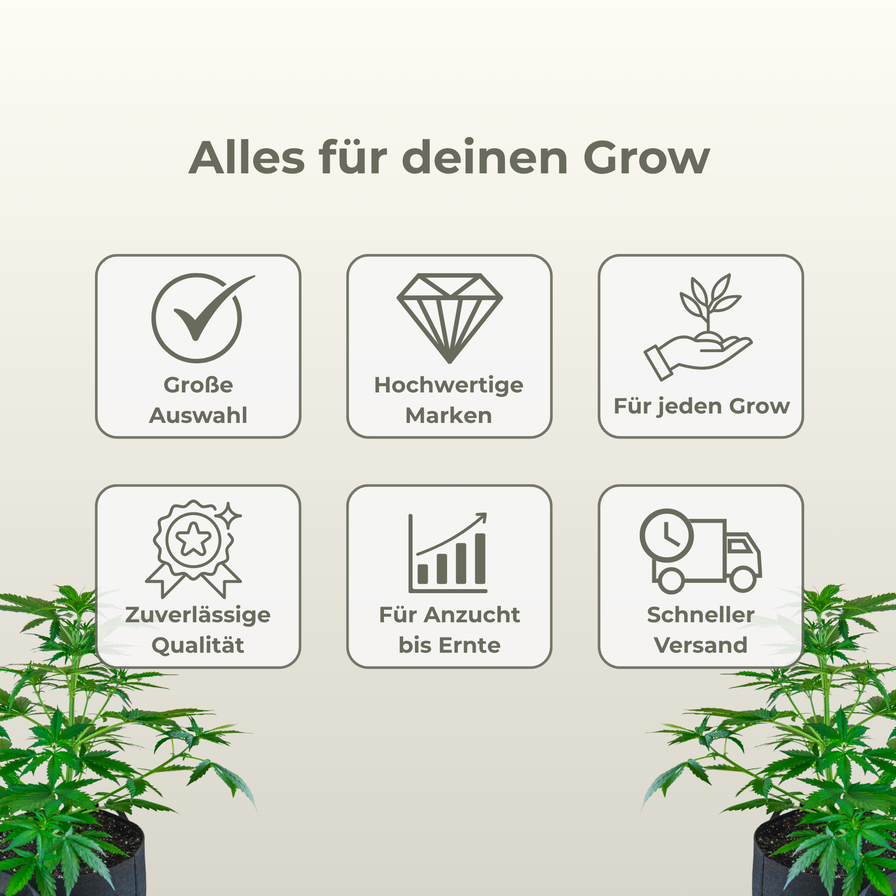 BioBizz Trypack Indoor Dünger Growzubehör Lucky Hemp