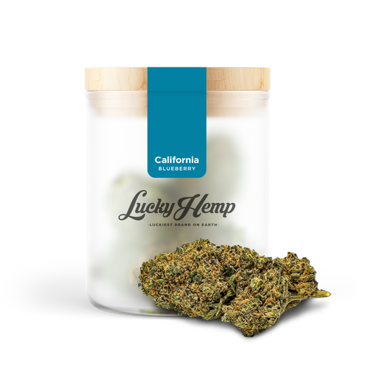 California Blueberry Glas Blüten Lucky Hemp   