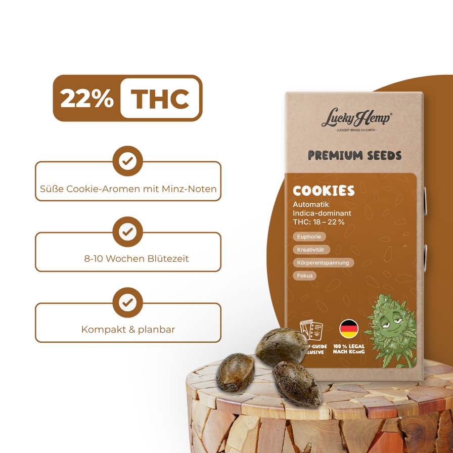 Cookies Samen Automatik Samen Lucky Hemp