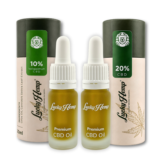 Öl-Set 10% + 20% Vollspektrum CBD-Öle
