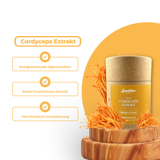 Cordyceps Vitalpilzextrakt Vitalpilze Lucky Hemp