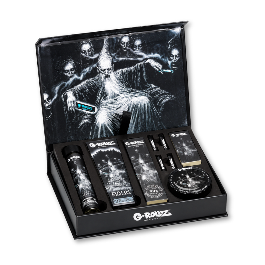 G-Rollz Gift Box XS | 11-teiliges Smoking Set Merchandise Lucky Hemp Dark Matter