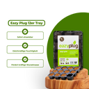 Eazy Plug 12er Tray Growzubehör Lucky Hemp