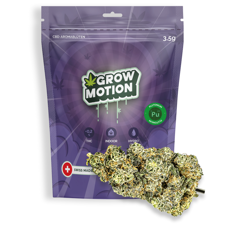 GrowMotion's Plutonium Blüten Lucky Hemp   