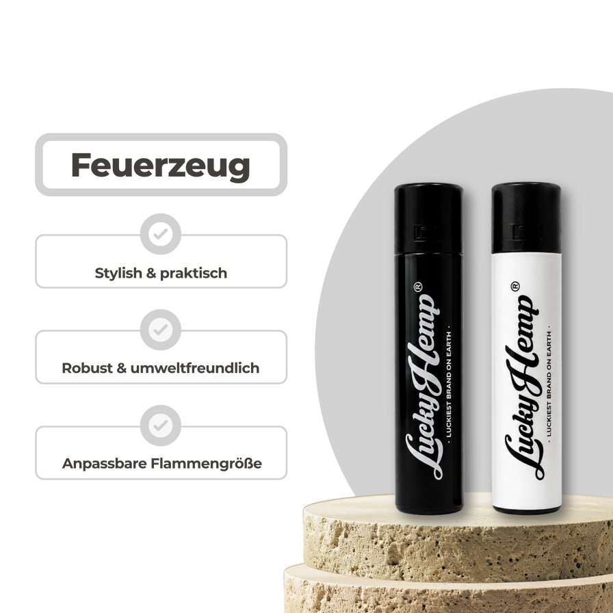 Lucky Hemp® Feuerzeug Merchandise Lucky Hemp