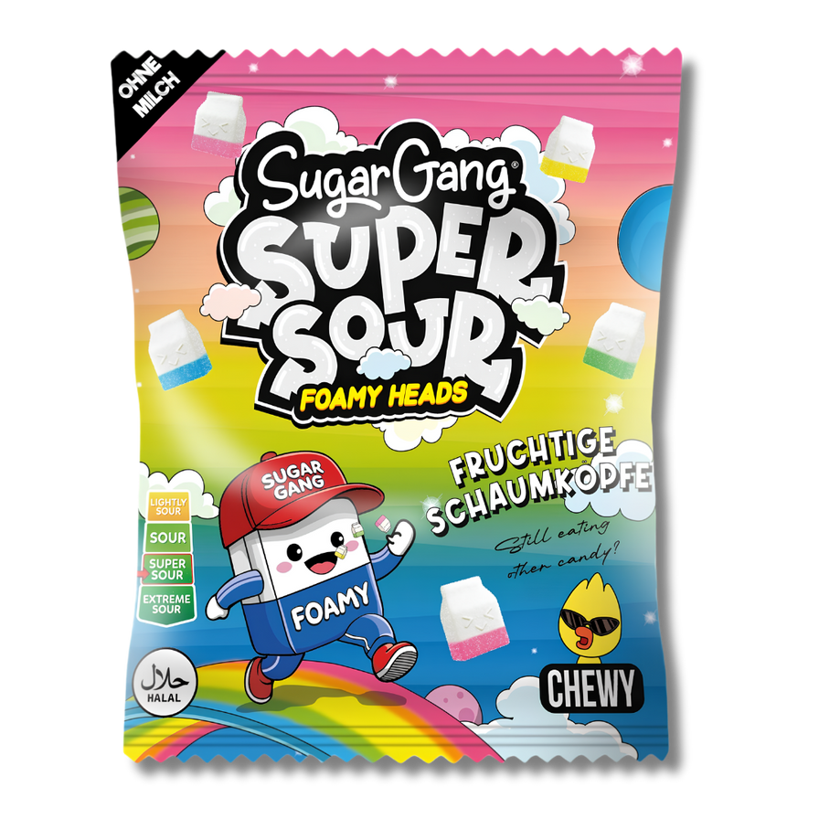 SugarGang Gummies Edibles Lucky Hemp Foamy Heads