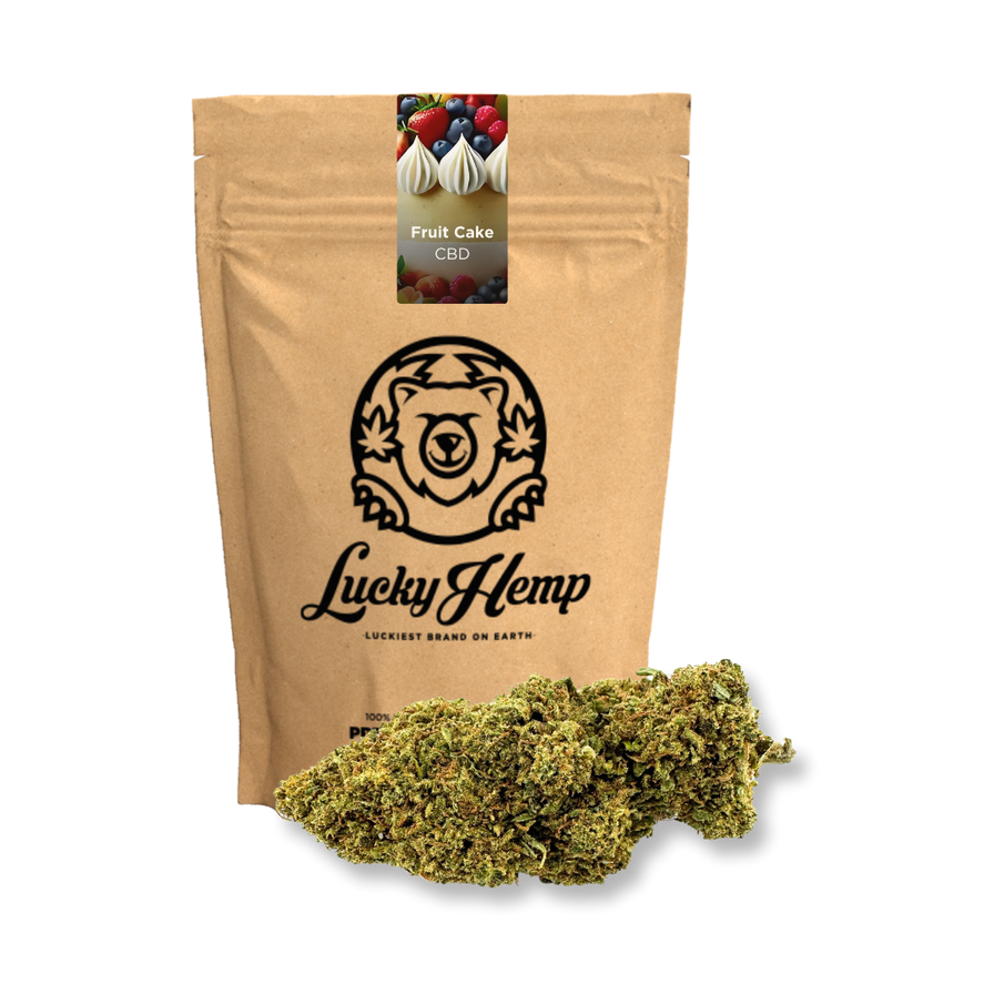 Fruit Cake CBD Ökopack Blüten Lucky Hemp
