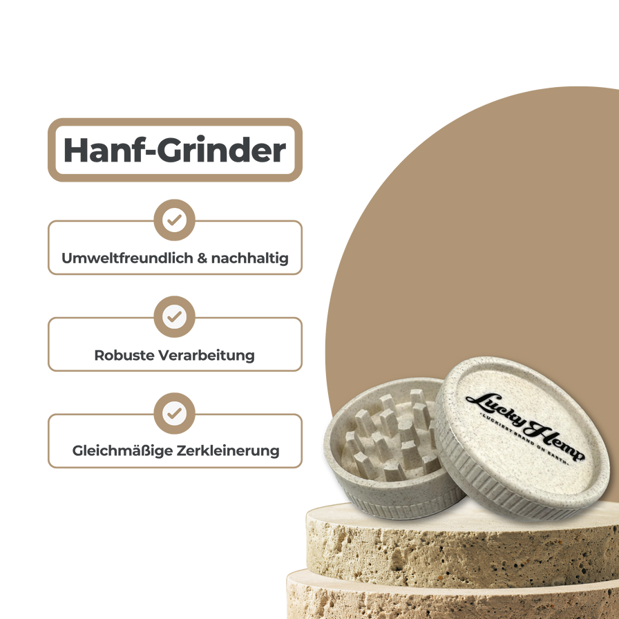 Lucky Hemp® Hanf-Grinder Zubehör Lucky Hemp