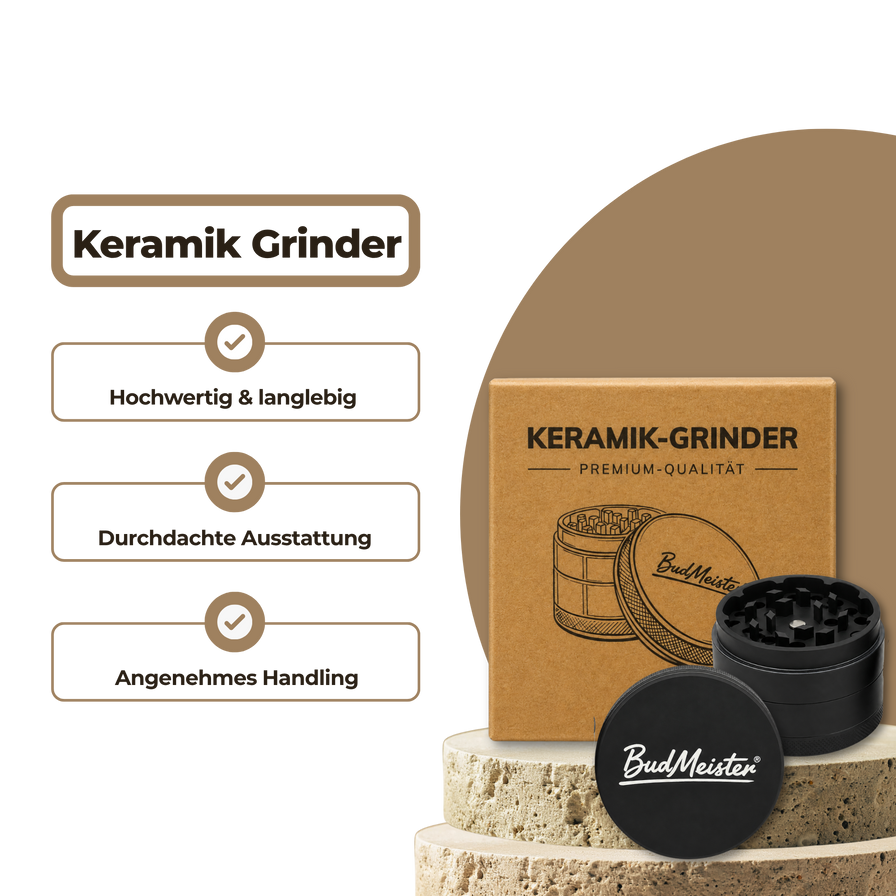 Keramik Grinder Zubehör Lucky Hemp
