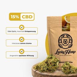 Lemon Kush Ökopack Blüten Lucky Hemp