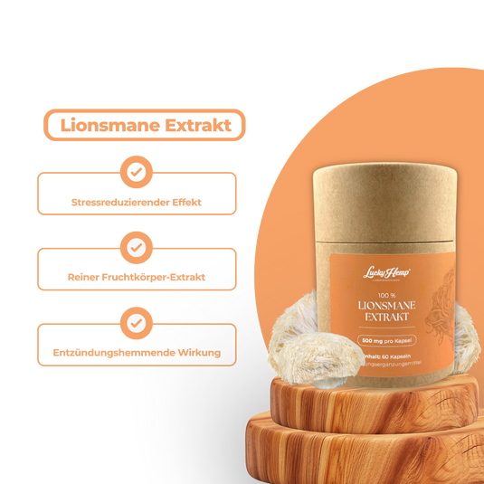 Lionsmane Vitalpilzextrakt Vitalpilze Lucky Hemp