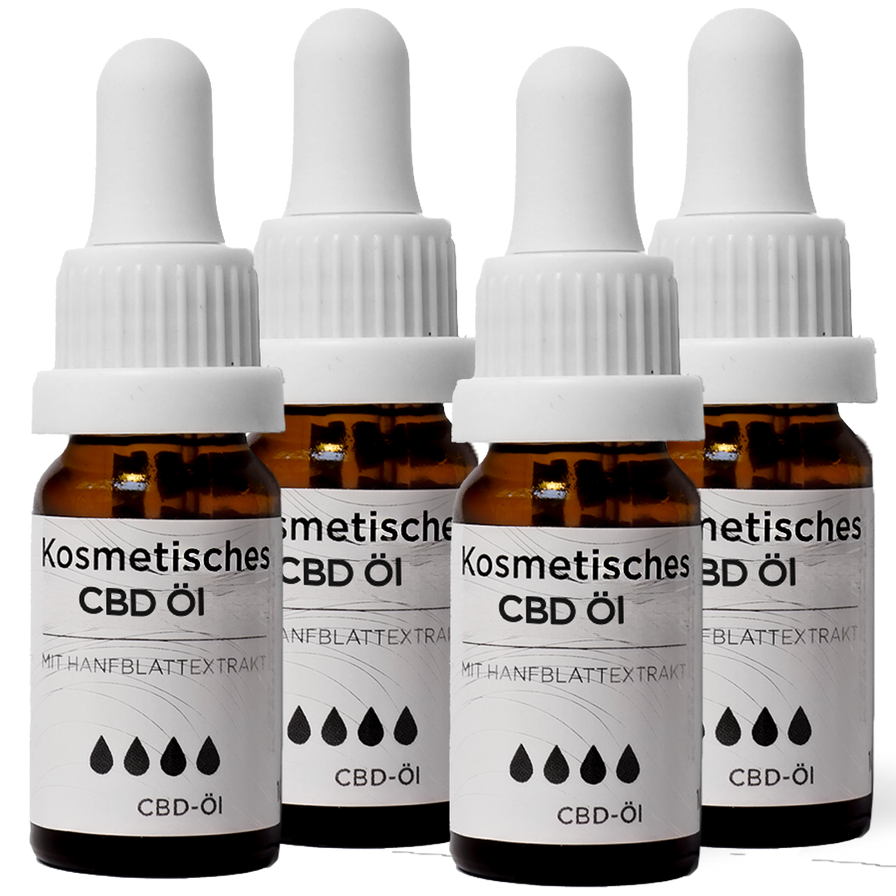 30% CBD Öl - Lucky PURE® Öle Lucky Hemp 4x 10ml  