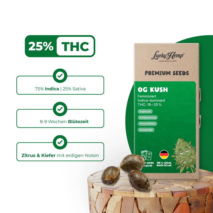 OG Kush Samen Feminisiert Samen Lucky Hemp