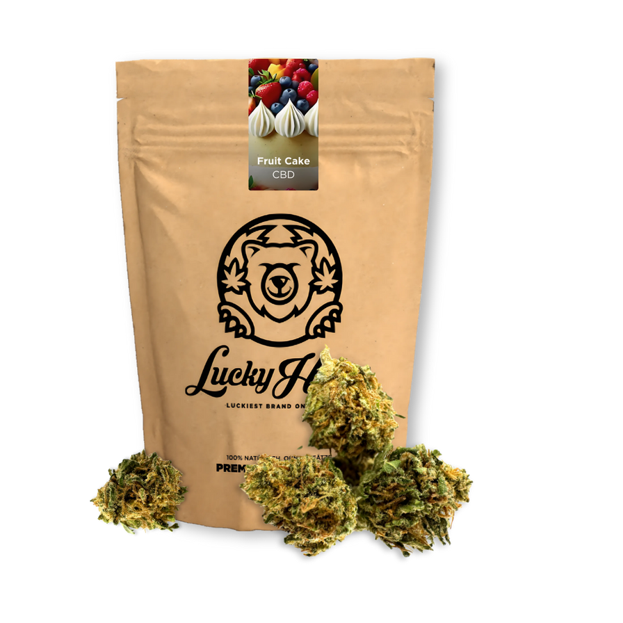 Popcorn Blüten Ökopack Blüten Lucky Hemp 10g Fruit Cake