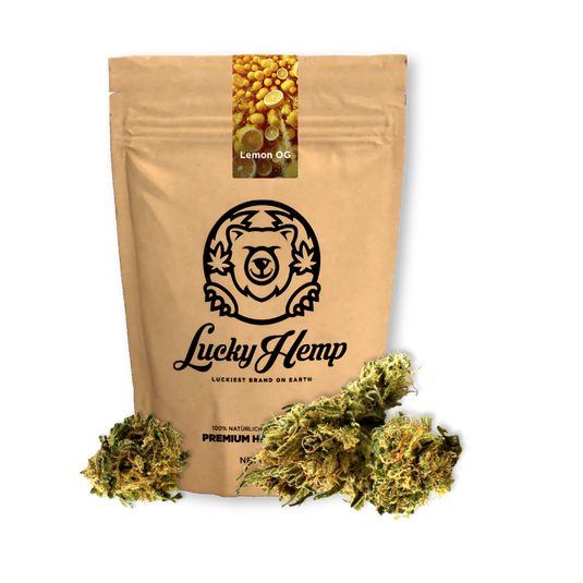 Popcorn Blüten Ökopack Blüten Lucky Hemp 10g Lemon OG