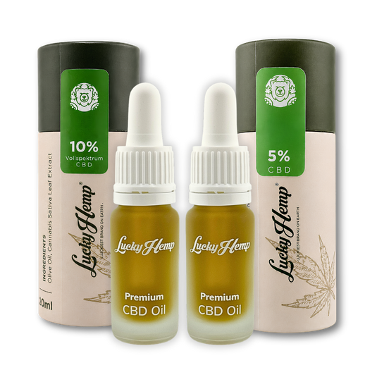 Probier-Set 5% + 10% Vollspektrum CBD-Öle