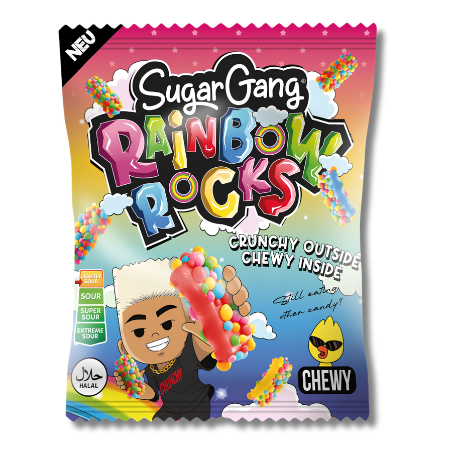 SugarGang Gummies Edibles Lucky Hemp Rainbow Rocks