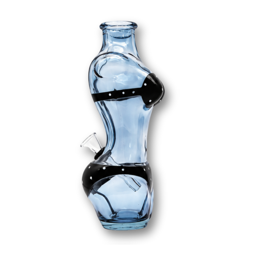 Lady Glasbong 16cm mit Öl-Adapter