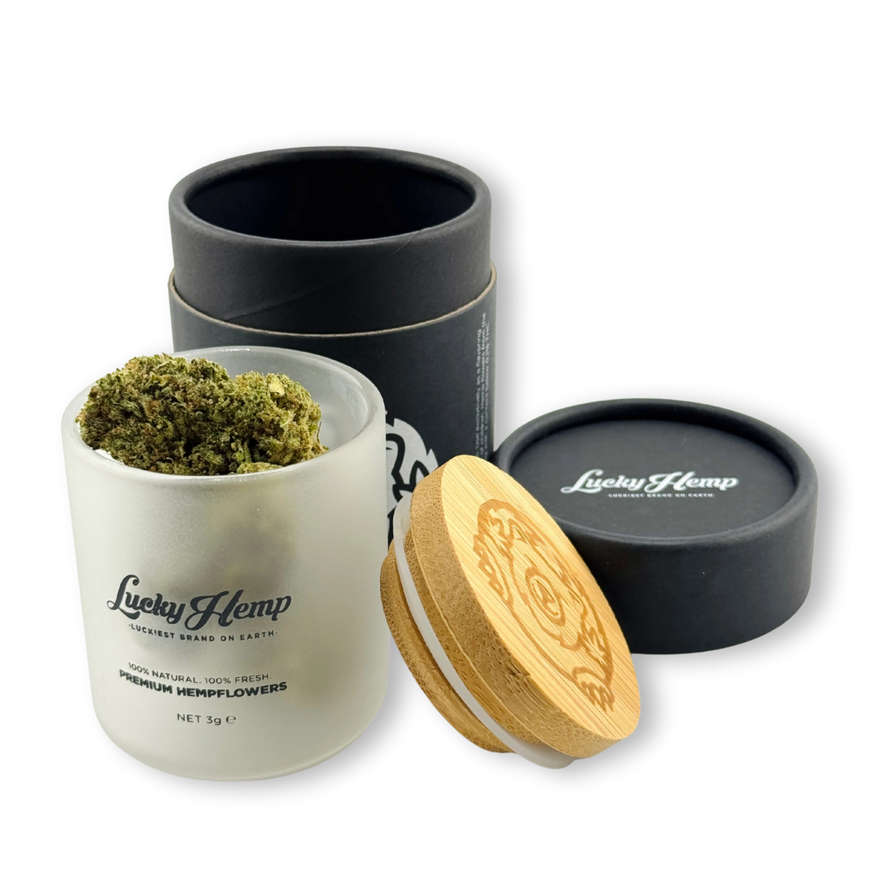 Lucky Hemp® Aufbewahrungsglas Zubehör Lucky Hemp