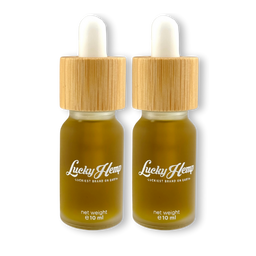 10% CBD-Öl Vollspektrum Öle Lucky Hemp 2x 10ml