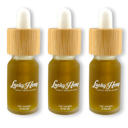 10% CBD-Öl Vollspektrum Öle Lucky Hemp 3x 10ml