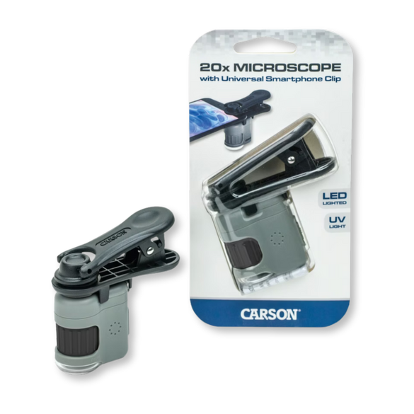 Carson Mikroskop MicroMiniHookUp MM-380 Zubehör Lucky Hemp