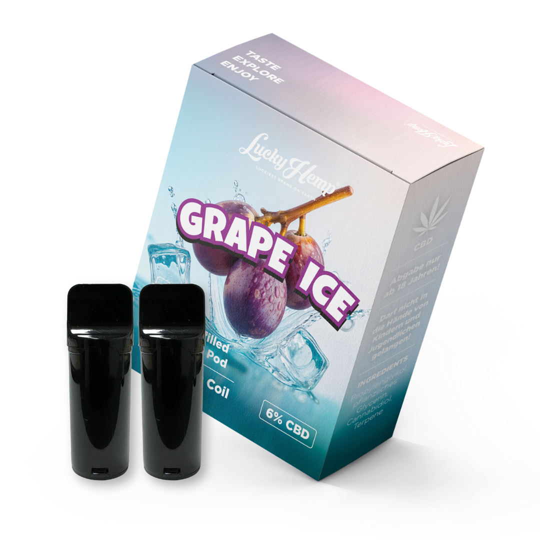 Grape Ice 6 % CBD Vape Pods