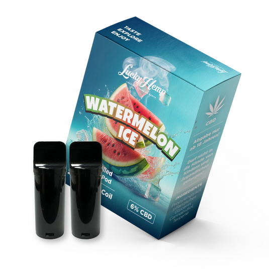 Watermelon Ice CBD Vape Pods Vape Pens Lucky Hemp