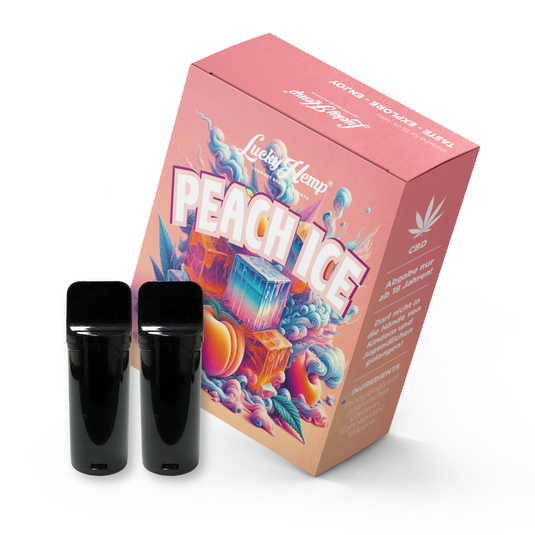 Peach Ice CBD Vape Pods Vape Pens Lucky Hemp