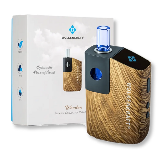WOLKENKRAFT FX Mini Vaporizer Zubehör Lucky Hemp Holzoptik