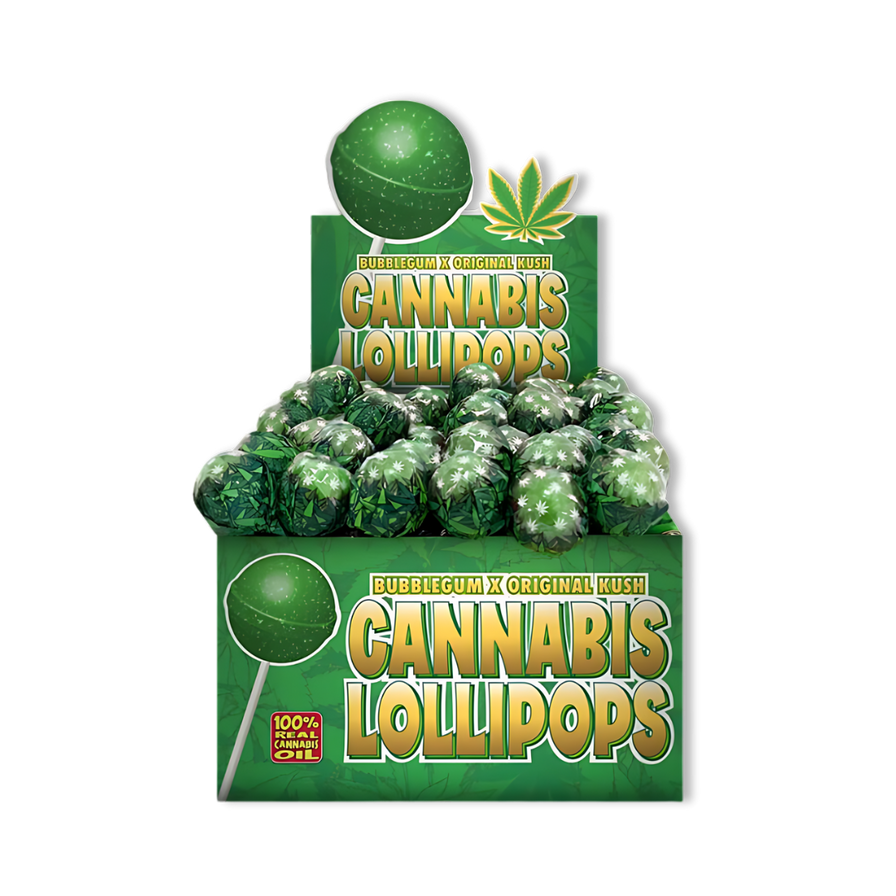 Dr. Greenlove Cannabis Lollipop Edibles Lucky Hemp OG Kush