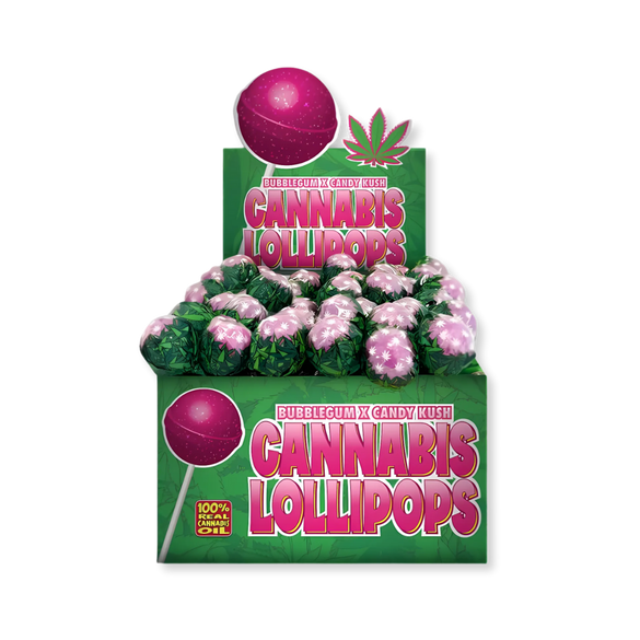 Dr. Greenlove Cannabis Lollipop Edibles Lucky Hemp Candy Kush