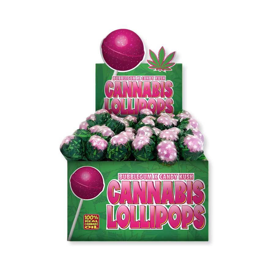 Dr. Greenlove Cannabis Lollipop Edibles Lucky Hemp Candy Kush