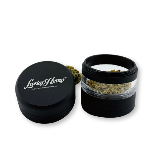 Lucky Hemp® Grinder mit Sichtfenster Zubehör Lucky Hemp