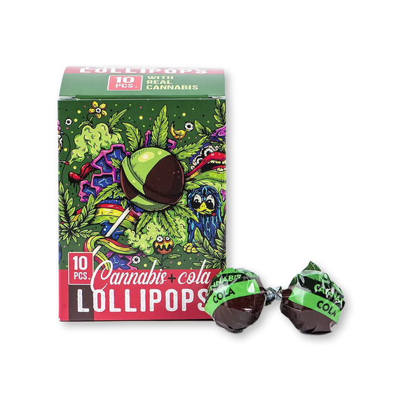 Euphoria Cannabis Lollipop Edibles Lucky Hemp Cola