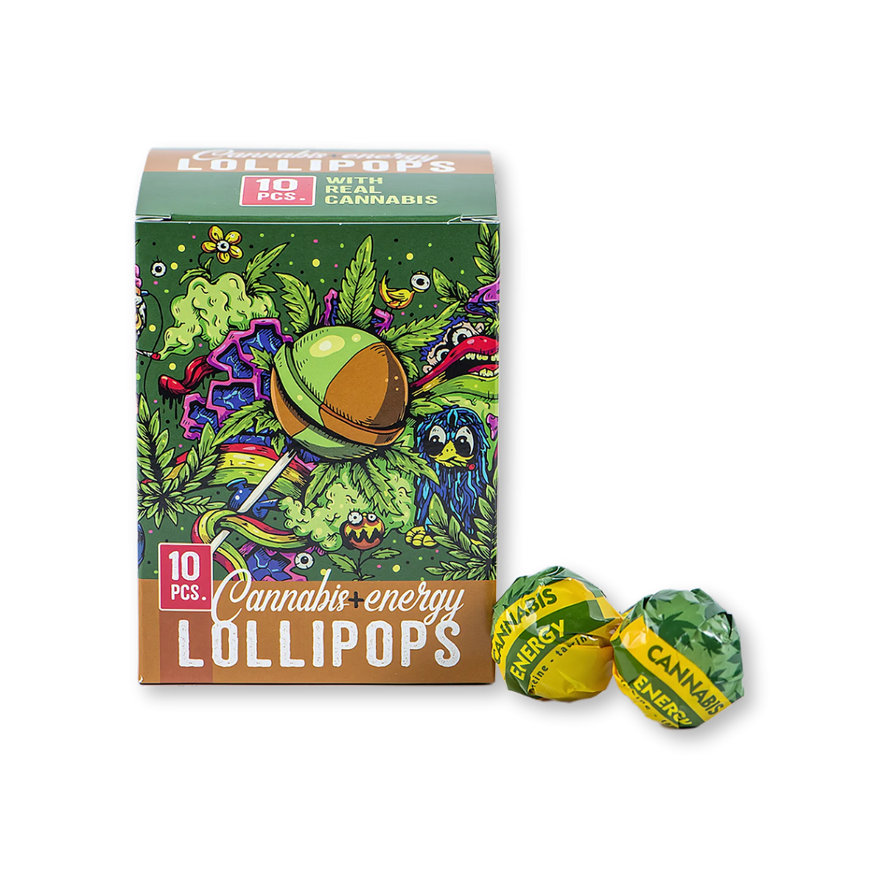 Euphoria Cannabis Lollipop Edibles Lucky Hemp Energy